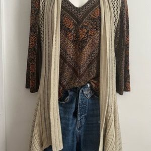 Bundle of Vintage shirt and cardigan